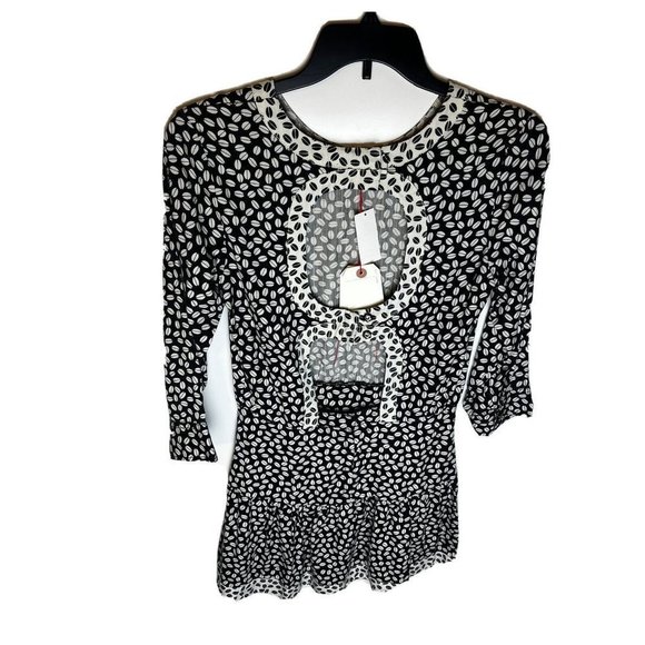 CURRENT ELLIOTT THE TENNANT CUTOUT WOMENS DRESS SIZE 1 NWT - Picture 2 of 10